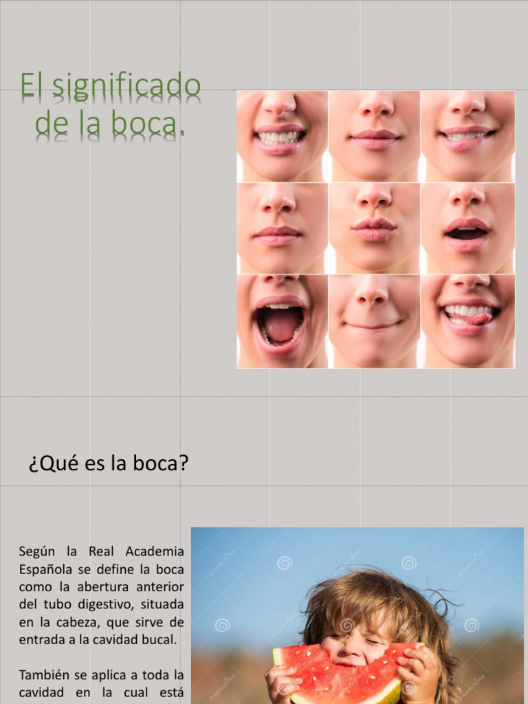 Significado de La Boca | PDF | Boca | Sistema digestivo humano
