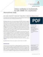 Airway Pressure Release Ventilation in Mechanically Ventilated Patients With COVID-19: A Multicenter Observational Study