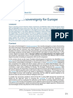 Digital Sovereignty For Europe: Briefing