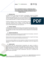 Guia de Apoyo para La Implementación de La Gestión Del Riesgo