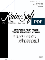 Rain Soft Q2 Series AQ32Tsoftenerownersmanual