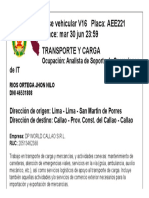 Solicitud de Pase Vehicular