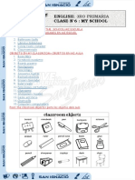 3ro homework 6°week(objects classroom)