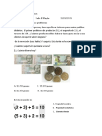 Realiza Los Siguientes Problemas: A. Propiedad Asociativa B. Propiedad Conmutativa C. Elemento Neutro