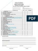 District Evaluation Monitoring Form 2017