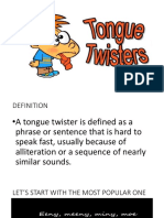 What is a Tongue Twister? Definition and Popular Example