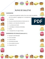 MATERIAL TRUFAS DE GALLETAS