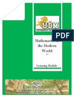 Module 1 - Nature of Mathematics