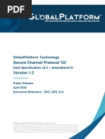 Secure Channel Protocol '03': Globalplatform Technology