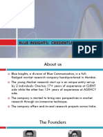 Blue Insights Credentials