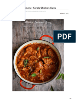 Nadan Chicken Curry Kerala Chicken Curry