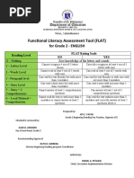 FLAT: Functional Literacy Assessment Tool | PDF | Literacy | Reading ...