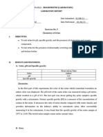 CHEM 132.2 Lab Report Analyzes Urine Components