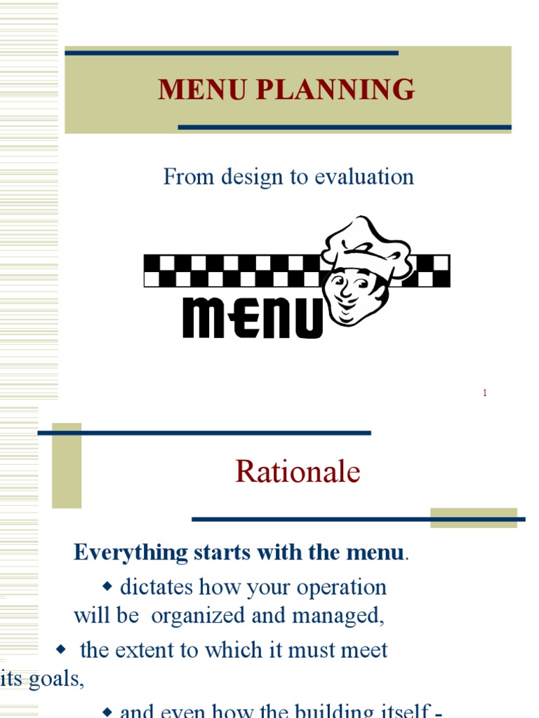 Menu Development and Design Guide | PDF | Menu | Prices