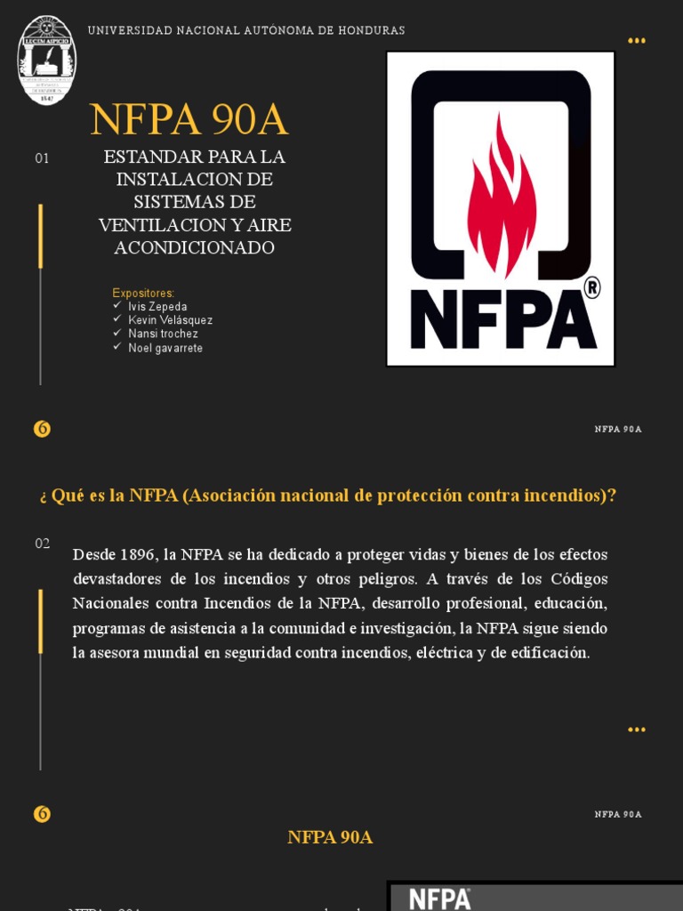 NFPA | PDF | Cortafuegos (informática) | Incendios
