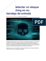 Cómo Detectar Un Ataque de Phishing en Su Bandeja de Entrada