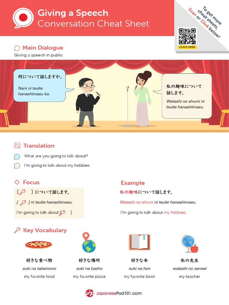 Japanese Giving A Speech | PDF