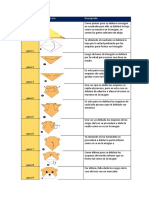 Pasos Del Origami Cara de Oso