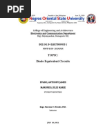 Semestral Report (Diode Equivalent Circuits) Marondo & Evardo