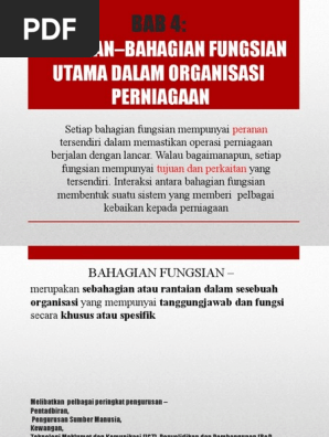 Bab 4 Perniagaan Pdf