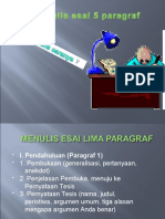 Menulis Esai Lima Paragraf