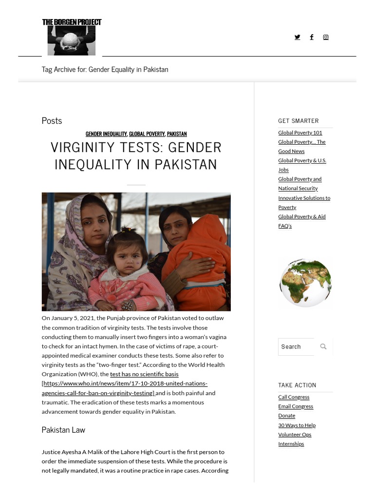 gender equality in pakistan essay