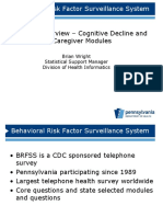 BRFSS Cognitive Decline Module