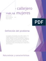 Acoso Callejero Hacia Mujeres-Diapositivas Violacion de Derechos