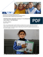 Promoting Gender Equality in Pakistan Through Inclusive Textbooks - Creative