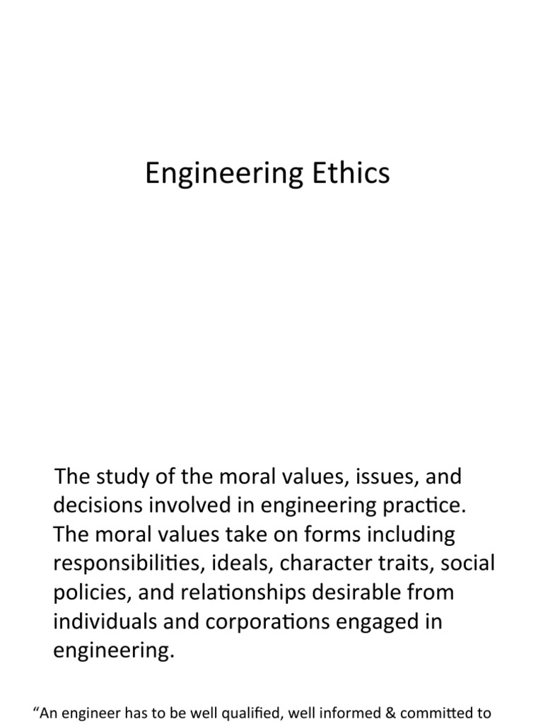 Understanding Engineering Ethics | PDF | Morality | Autonomy