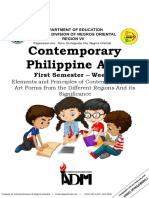 Contemporary Philippine Arts: First Semester - Week 4