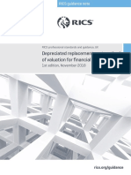 Drc Method of Valuation for Financial Reporting 1st Edition Rics