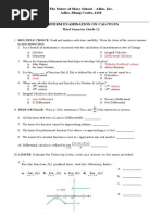 Midterm Exam Calculus