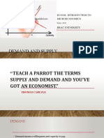 Demand and Supply: Eco101: Introduction To Microeconomics