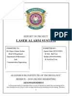Laser Alarm System: Report On Project