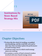 Retail Institutions by Store-Based Strategy Mix: Retail Management: A Strategic Approach