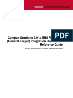 Campus Solutions 9.0 To EBS Financials (General Ledger) Integration Developer's Reference Guide