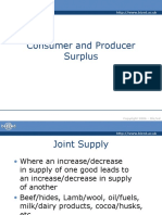 Consumer and Producer Surplus