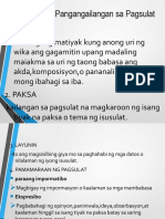 Lesson 1.1 Mga Gamit o Pangangailangan Sa Pagsulat