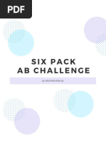 Six Pack Ab Challenge: by Missfitandnerdy