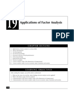 Applications of Factor Analysis