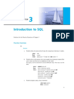 SQL Text Book Exercise Answers