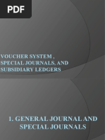 Voucher System, Special Journals, and Subsidiary Ledgers