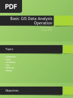 Basic GIS Data Analysis Operation: by Dechasa Ejara ID Ramit/488/09