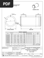 ASTM C76 Reinforced Concrete Pipe Sizes | PDF | Pipe (Fluid Conveyance ...