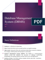 Database Management System (DBMS) : Sem 1 IBS