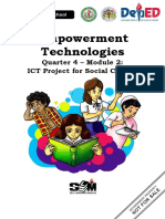 Empowerment Technologies: Quarter 4 - Module 2: ICT Project For Social Change