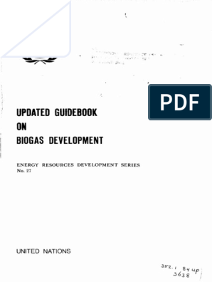 Updated Guidebook ON Biogas Development: United Nations, PDF, Biogas