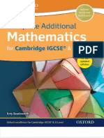 Complete Additional Mathematics For Cambridge IGCSE® & O Level