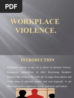 OB-Workplace Violence PPT